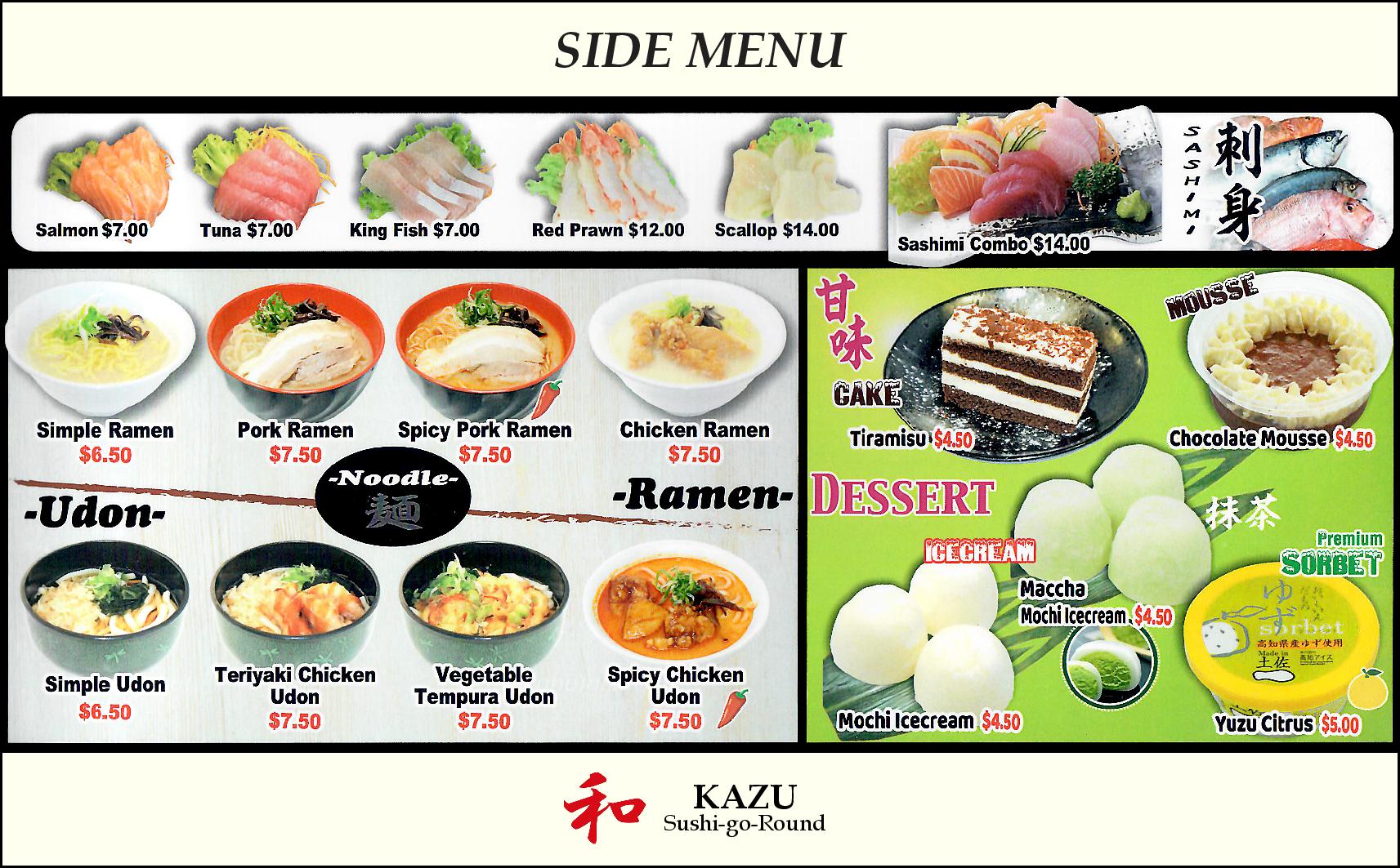 Kazu Sushi Go Round Wellington